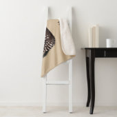 Couverture Sherpa Cute Polka Dot Zebra (En situation)