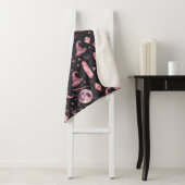 Couverture Sherpa Cute rose (En situation)