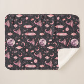 Couverture Sherpa Cute rose (Devant (Horizontal))