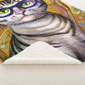 Couverture Sherpa Cute Smart Chat Porte des lunettes (3/4)