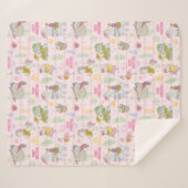 Couverture Sherpa Cute Tropical Christmas Sherpa Blanket (Devant (Horizontal))