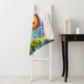 Couverture Sherpa Cute Whimsical Noël/homme en pain d'épices d'hiver (En situation)