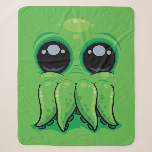 Couverture Sherpa Cutethulhu Cute Cthulhu Face (Devant)