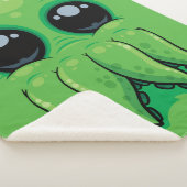 Couverture Sherpa Cutethulhu Cute Cthulhu Face (3/4)