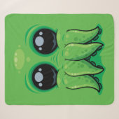 Couverture Sherpa Cutethulhu Cute Cthulhu Face (Devant (Horizontal))