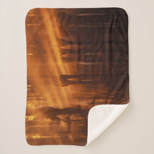 Couverture Sherpa Cypress Trees | Parc d'état George Smith (Devant)