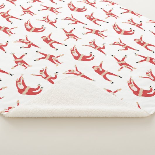 Couverture Sherpa Dabing Père Noël Fun Motif de Noël (3/4)