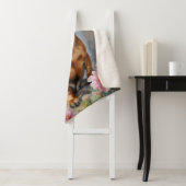 Couverture Sherpa Dachshund Artsy (En situation)