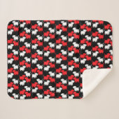 Couverture Sherpa Dachshund Chiens Cadeaux (Devant (Horizontal))