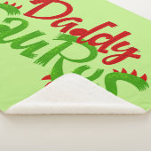Couverture Sherpa Daddy Saurus Dinosaur (3/4)