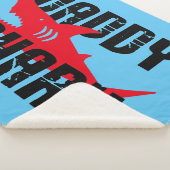 Couverture Sherpa Daddy Shark Worn Graphic (3/4)