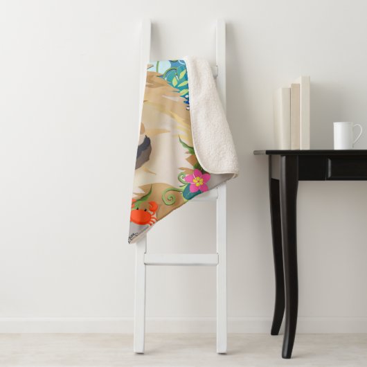 Couverture Sherpa DAEJA FABRIQUER VAGUES moyennement sherpa couvertu (En situation)