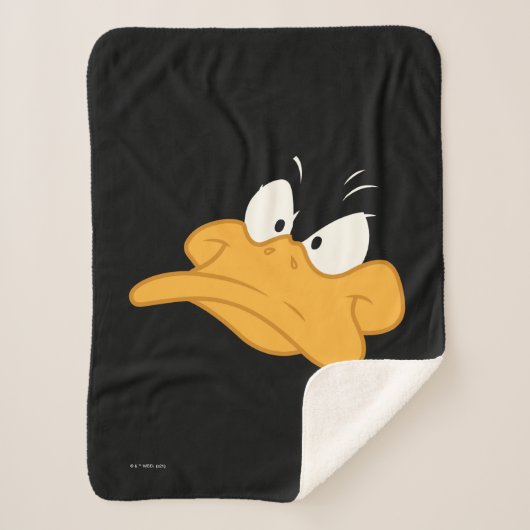 Couverture Sherpa DAFFY DUCK™ Angry Face (Devant)