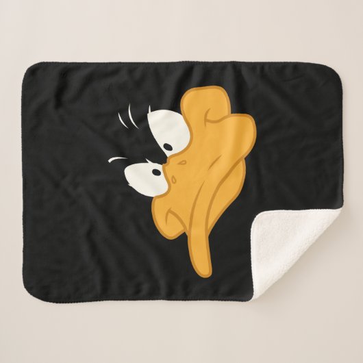 Couverture Sherpa DAFFY DUCK™ Angry Face (Devant (Horizontal))