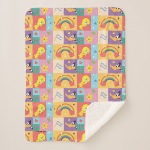 Couverture Sherpa DAFFY DUCK™ & TWEETY™ - Motif de fierté