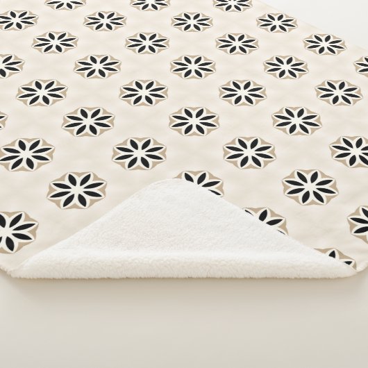 Couverture Sherpa Daisy Delft Monochrome Blossom (3/4)