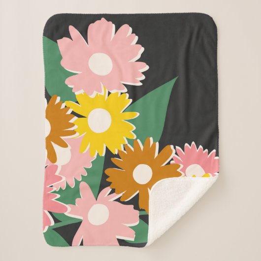Couverture Sherpa Daisy Delight (Devant)