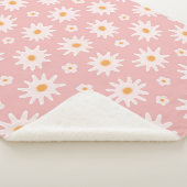 Couverture Sherpa Daisy flowers seamless pattern. Floral backgrounda (3/4)