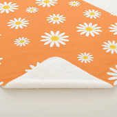 Couverture Sherpa Daisy Meadows Orange (3/4)