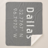 Couverture Sherpa Dallas Latitude et Longitude (Devant)