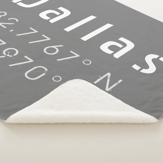 Couverture Sherpa Dallas Latitude et Longitude (3/4)