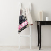 Couverture Sherpa Dalmatian Heart Nose (En situation)