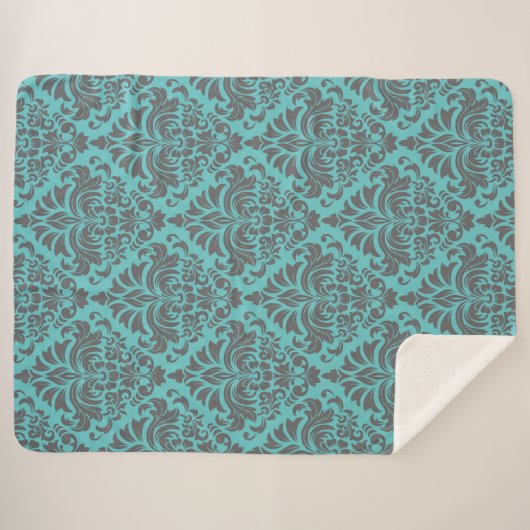 Couverture Sherpa Damas (Devant (Horizontal))