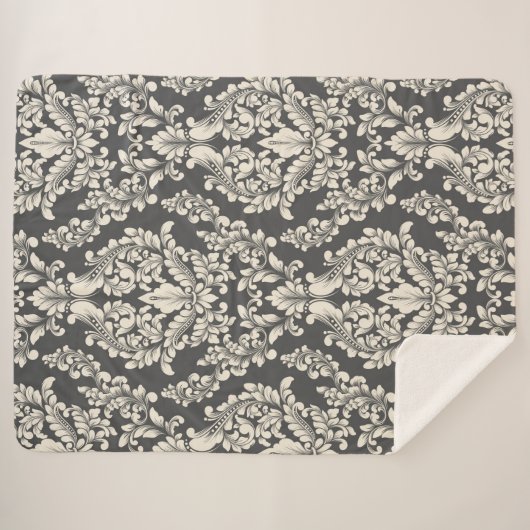 Couverture Sherpa Damas (Devant (Horizontal))