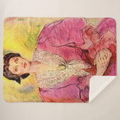 Couverture Sherpa dame rose (Devant (Horizontal))