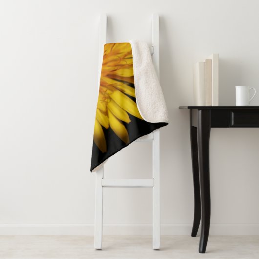 Couverture Sherpa Dandelion Flower sbcna (En situation)