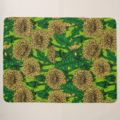 Couverture Sherpa Dandelions (Devant (Horizontal))