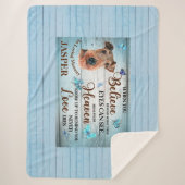 Couverture Sherpa Dans Love Mémoire Chien Mémoriaux Airedale terrier (Devant)