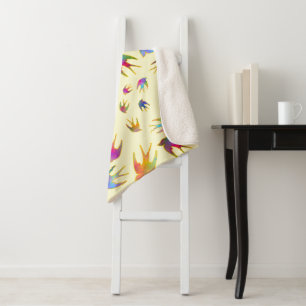 Couverture Sherpa Danse avec le Vent Sunkissed