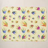 Couverture Sherpa Danse avec le Vent Sunkissed (Devant (Horizontal))