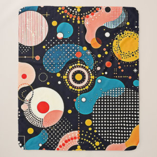 Couverture Sherpa Danse cosmique Abstraite