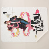 Couverture Sherpa Danse en couple (Devant (Horizontal))