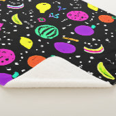 Couverture Sherpa Danse énergique de fruits néons (3/4)