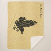 Couverture Sherpa Danse Norse Raven (Devant)