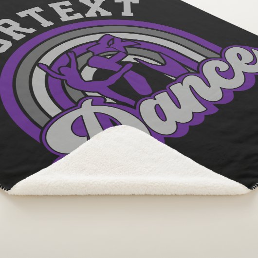 Couverture Sherpa Danseur de ballet AJOUTER DU TEXTE Danse classique (3/4)