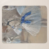 Couverture Sherpa Danseuse au ruban bleu Edgar Degas (Devant (Horizontal))