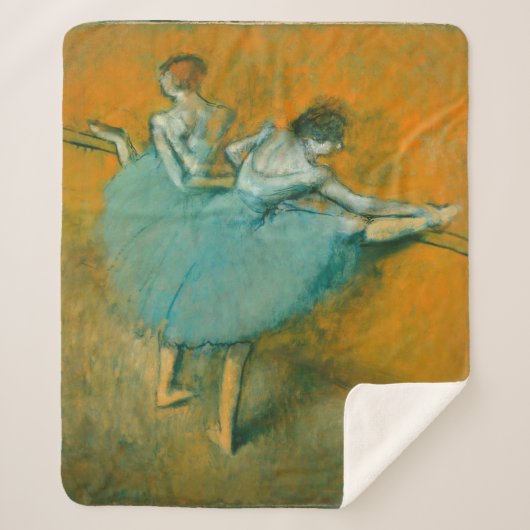 Couverture Sherpa Danseuses au Bar Ballet (Devant)