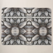 Couverture Sherpa Dark Leaves (Devant (Horizontal))