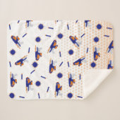 Couverture Sherpa Dart Gun Battle War Boys Motif cible (Devant (Horizontal))