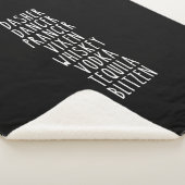 Couverture Sherpa Dasher Dancer Prancer Vixen Whiskey Vodka (3/4)