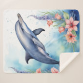 Couverture Sherpa Dauphin de mer (Devant (Horizontal))