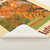 Couverture Sherpa d'Automne Colorée et Heureuse (3/4)