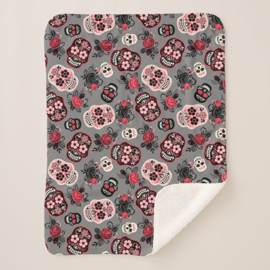 Couverture Sherpa Day of the Dead Sugar (Devant)