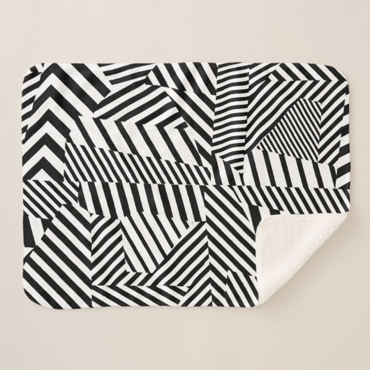 Couverture Sherpa Dazzle Camouflage (Devant (Horizontal))