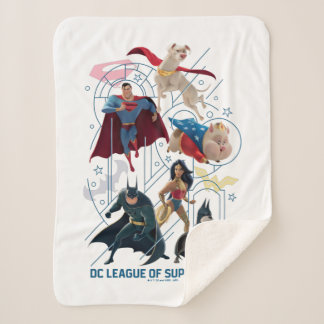Couverture Sherpa DC Trinity Heroes & Super-Pets