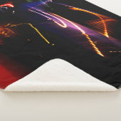 couverture sherpa de danse de voiture violette (3/4)